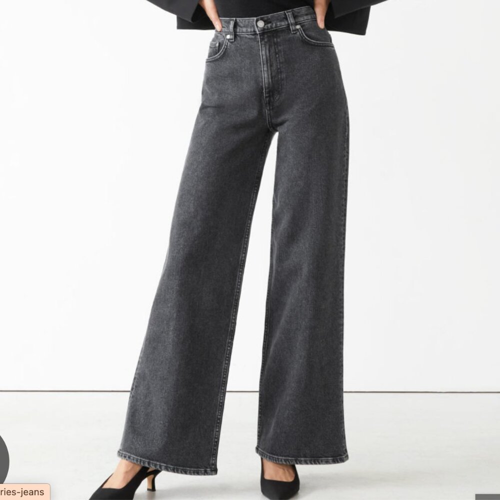 & Other Stories Dark Grey Jeans